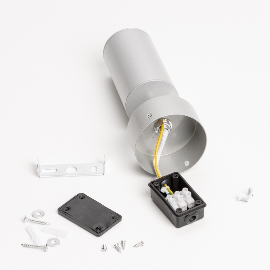 Brilagi - Kylpyhuoneen kohdevalo SELE 1xGU10/30W/230V IP44 hopea