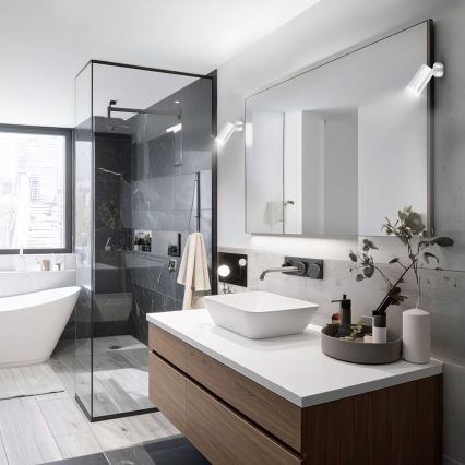 Brilagi - Kylpyhuoneen kohdevalo SELE 1xGU10/30W/230V IP44 kiiltävä kromi