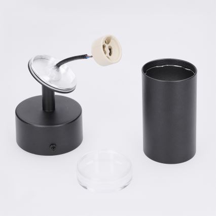 Brilagi - Kylpyhuoneen kohdevalo SELE 1xGU10/30W/230V IP44 musta