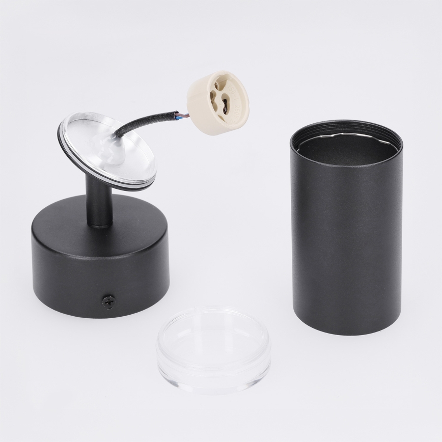 Brilagi - Kylpyhuoneen kohdevalo SELE 1xGU10/30W/230V IP44 musta