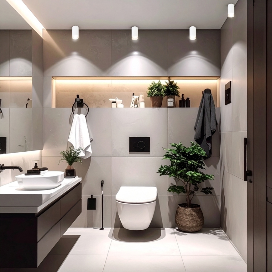 Brilagi - Kylpyhuoneen kohdevalo SELE 1xGU10/30W/230V IP44 valkoinen