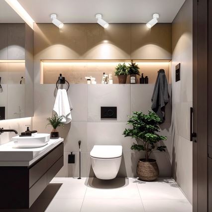 Brilagi - Kylpyhuoneen kohdevalo SELE 1xGU10/30W/230V IP44 valkoinen