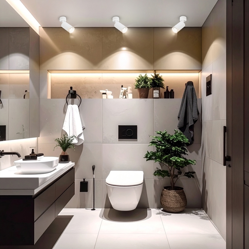 Brilagi - Kylpyhuoneen kohdevalo SELE 1xGU10/30W/230V IP44 valkoinen