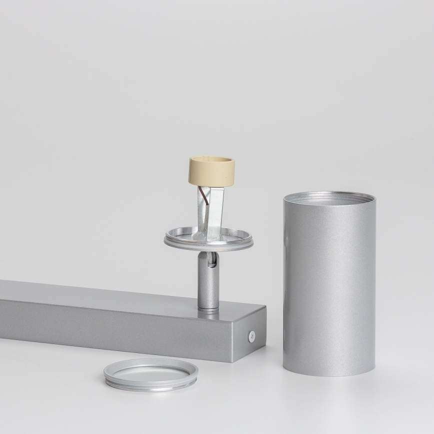 Brilagi - Kylpyhuoneen kohdevalo SELE 3xGU10/30W/230V IP44 hopea