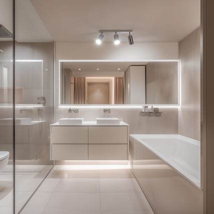 Brilagi - Kylpyhuoneen kohdevalo SELE 3xGU10/30W/230V IP44 kiiltävä kromi