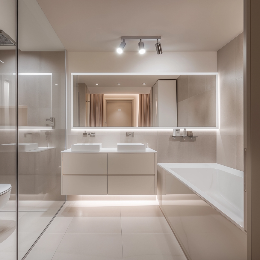 Brilagi - Kylpyhuoneen kohdevalo SELE 3xGU10/30W/230V IP44 kiiltävä kromi