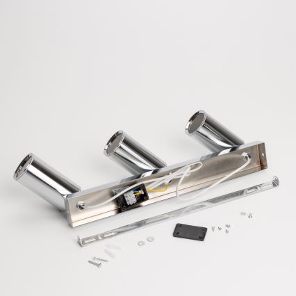 Brilagi - Kylpyhuoneen kohdevalo SELE 3xGU10/30W/230V IP44 kiiltävä kromi