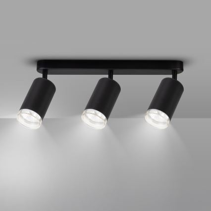 Brilagi - Kylpyhuoneen kohdevalo SELE 3xGU10/30W/230V IP44 musta