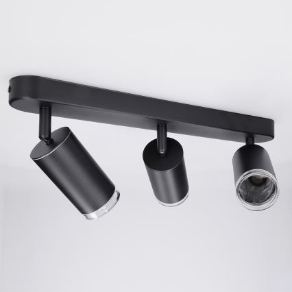 Brilagi - Kylpyhuoneen kohdevalo SELE 3xGU10/30W/230V IP44 musta