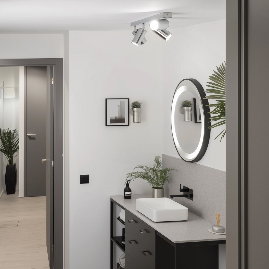 Brilagi - Kylpyhuoneen kohdevalo SELE 4xGU10/30W/230V IP44 kiiltävä kromi