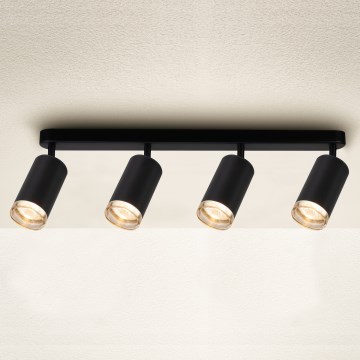 Brilagi - Kylpyhuoneen kohdevalo SELE 4xGU10/30W/230V IP44 musta