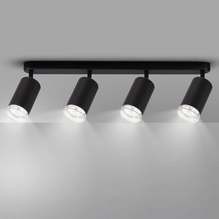 Brilagi - Kylpyhuoneen kohdevalo SELE 4xGU10/30W/230V IP44 musta