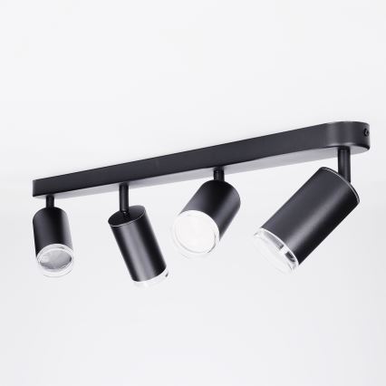 Brilagi - Kylpyhuoneen kohdevalo SELE 4xGU10/30W/230V IP44 musta