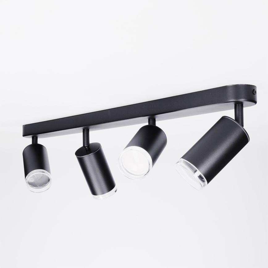 Brilagi - Kylpyhuoneen kohdevalo SELE 4xGU10/30W/230V IP44 musta