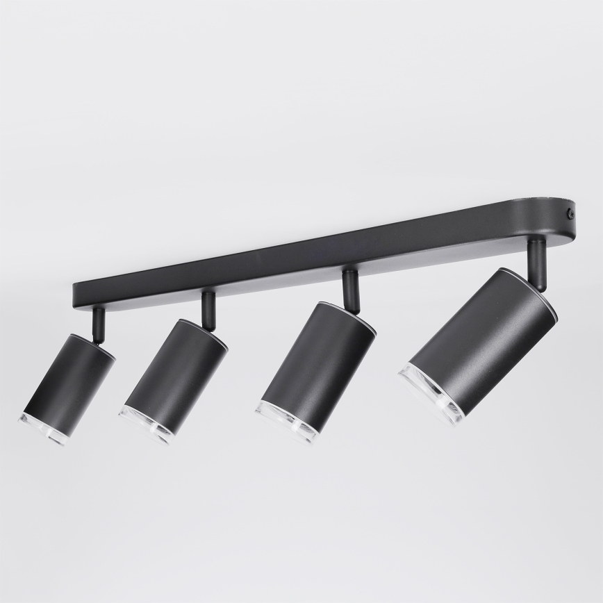 Brilagi - Kylpyhuoneen kohdevalo SELE 4xGU10/30W/230V IP44 musta
