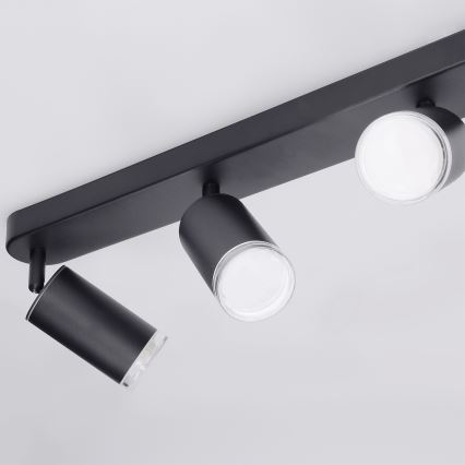 Brilagi - Kylpyhuoneen kohdevalo SELE 4xGU10/30W/230V IP44 musta