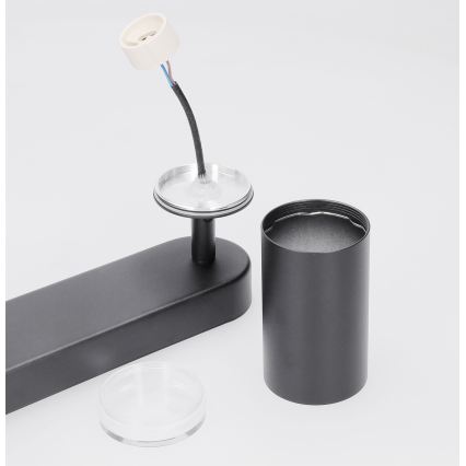 Brilagi - Kylpyhuoneen kohdevalo SELE 4xGU10/30W/230V IP44 musta