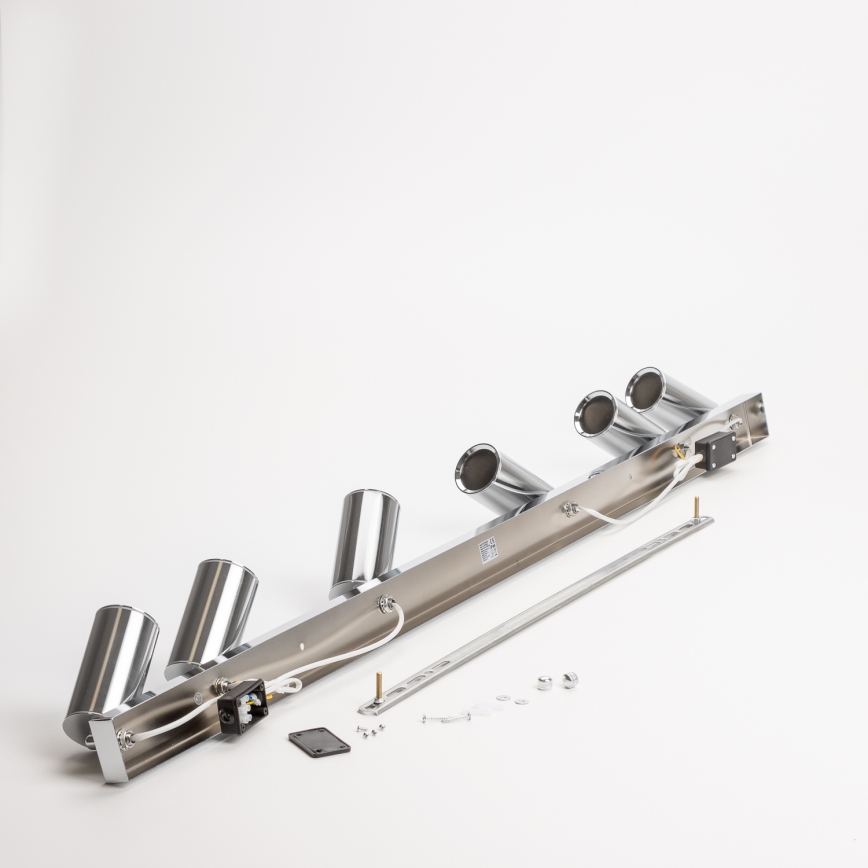 Brilagi - Kylpyhuoneen kohdevalo SELE 6xGU10/30W/230V IP44 kiiltävä kromi