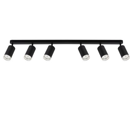 Brilagi - Kylpyhuoneen kohdevalo SELE 6xGU10/30W/230V IP44 musta