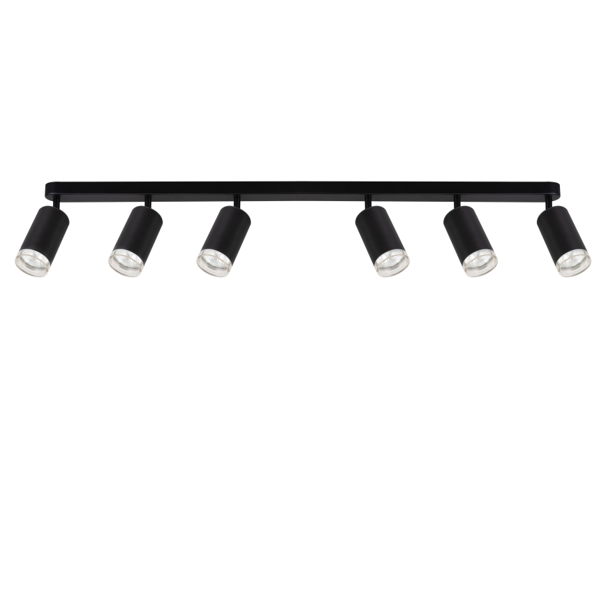 Brilagi - Kylpyhuoneen kohdevalo SELE 6xGU10/30W/230V IP44 musta