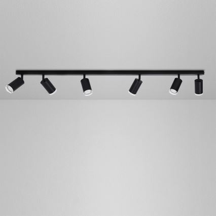 Brilagi - Kylpyhuoneen kohdevalo SELE 6xGU10/30W/230V IP44 musta