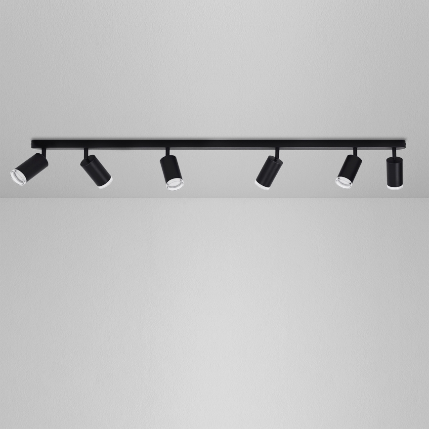 Brilagi - Kylpyhuoneen kohdevalo SELE 6xGU10/30W/230V IP44 musta