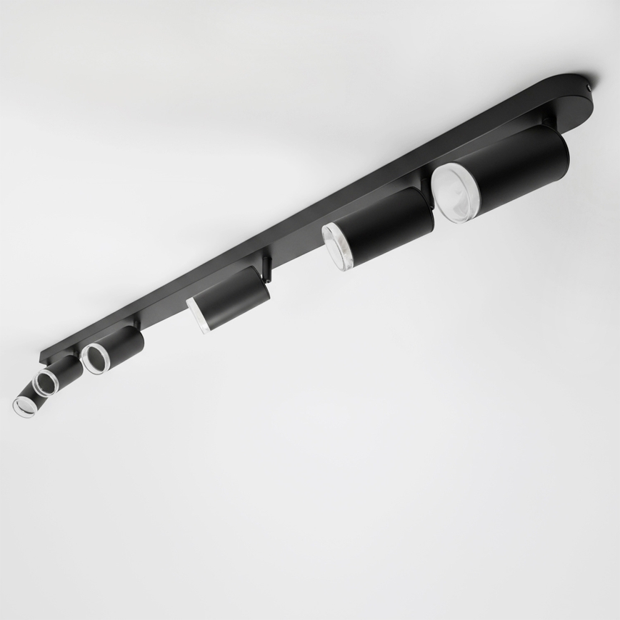 Brilagi - Kylpyhuoneen kohdevalo SELE 6xGU10/30W/230V IP44 musta