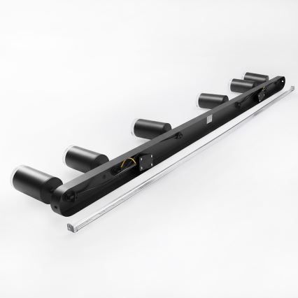 Brilagi - Kylpyhuoneen kohdevalo SELE 6xGU10/30W/230V IP44 musta