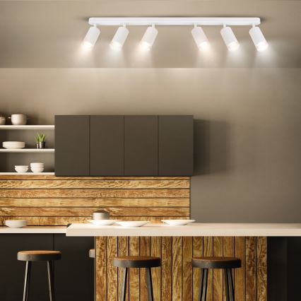 Brilagi - Kylpyhuoneen kohdevalo SELE 6xGU10/30W/230V IP44 valkoinen