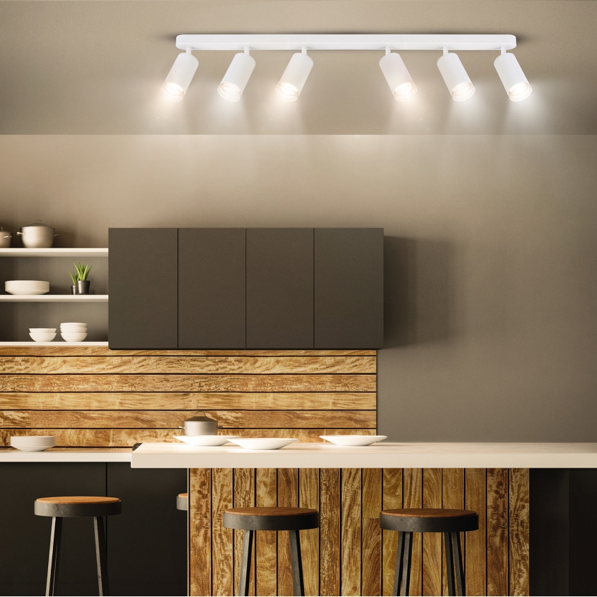 Brilagi - Kylpyhuoneen kohdevalo SELE 6xGU10/30W/230V IP44 valkoinen