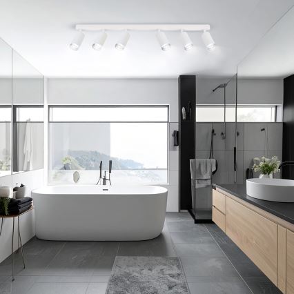 Brilagi - Kylpyhuoneen kohdevalo SELE 6xGU10/30W/230V IP44 valkoinen