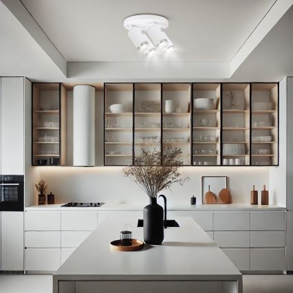 Brilagi - Kylpyhuoneen kohdevalo SELE AQUA 4xGU10/30W/230V IP44 valkoinen