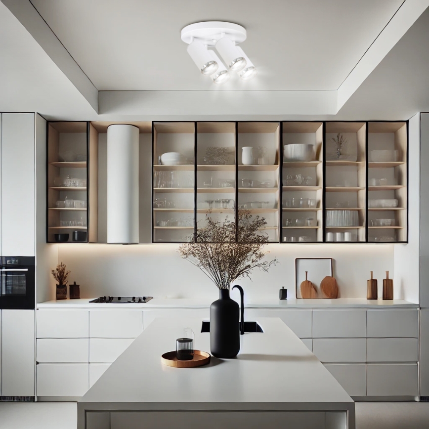 Brilagi - Kylpyhuoneen kohdevalo SELE AQUA 4xGU10/30W/230V IP44 valkoinen