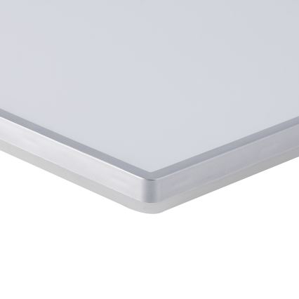 Brilagi - LED-kylpyhuoneen kattovalaisin ULTRA SLIM LED/24W/230V 42x42 cm hopea IP54