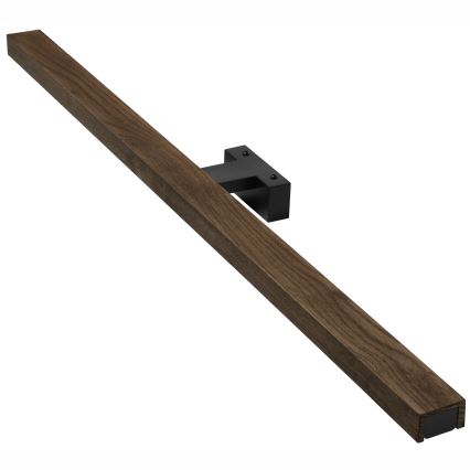 Brilagi - Kylpyhuoneen LED-peilivalo WOODY MIRROR LED/15W/230V 90 cm IP44 tammi saksanpähkinä/musta