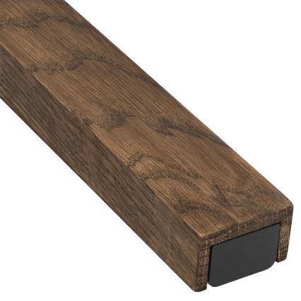 Brilagi - Kylpyhuoneen LED-peilivalo WOODY MIRROR LED/15W/230V 90 cm IP44 tammi saksanpähkinä/musta