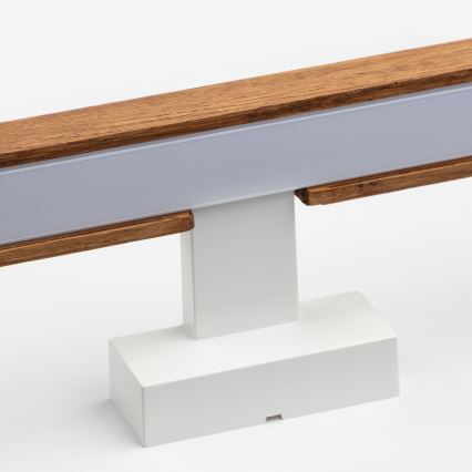 Brilagi - Kylpyhuoneen LED-peilivalo WOODY MIRROR LED/15W/230V 90 cm IP44 tammi kirsikka/valkoinen