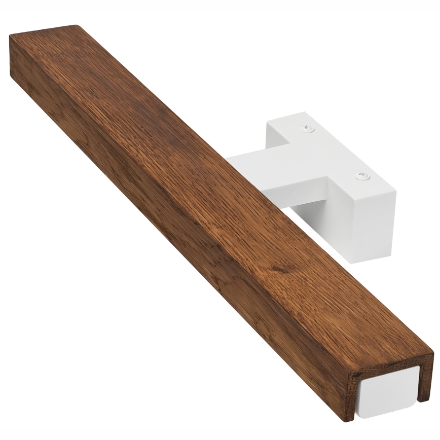 Brilagi - Kylpyhuoneen LED-peilivalo WOODY MIRROR LED/8W/230V 40 cm IP44 tammi kirsikka/valkoinen