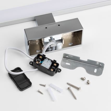 Brilagi - LED-kylpyhuoneen peilivalaisin 3-in-1 VESTRA LED/15W/230V 80 cm IP44 kiiltävä kromi