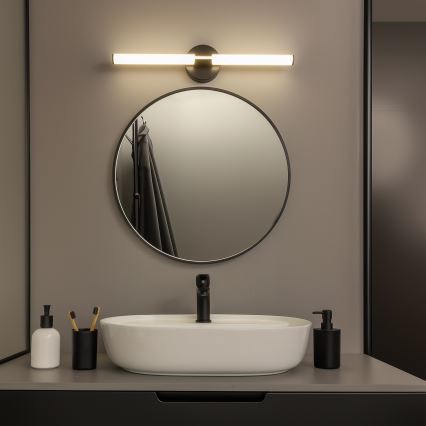 Brilagi - LARA LED-peilivalaisin 10 W, 230 V, 60 cm, IP44, musta
