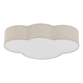 Brilagi - Lasten kattovalaisin NIMBUS 4xE27/15W/230V 46x63 cm beige
