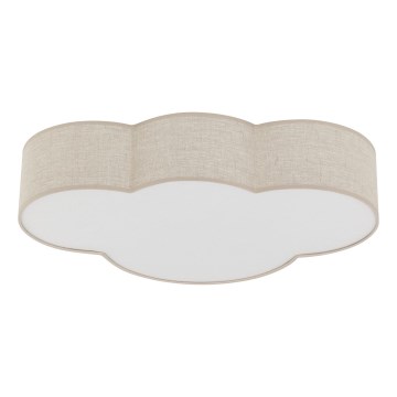 Brilagi - Lasten kattovalaisin NIMBUS 4xE27/15W/230V 46x63 cm beige