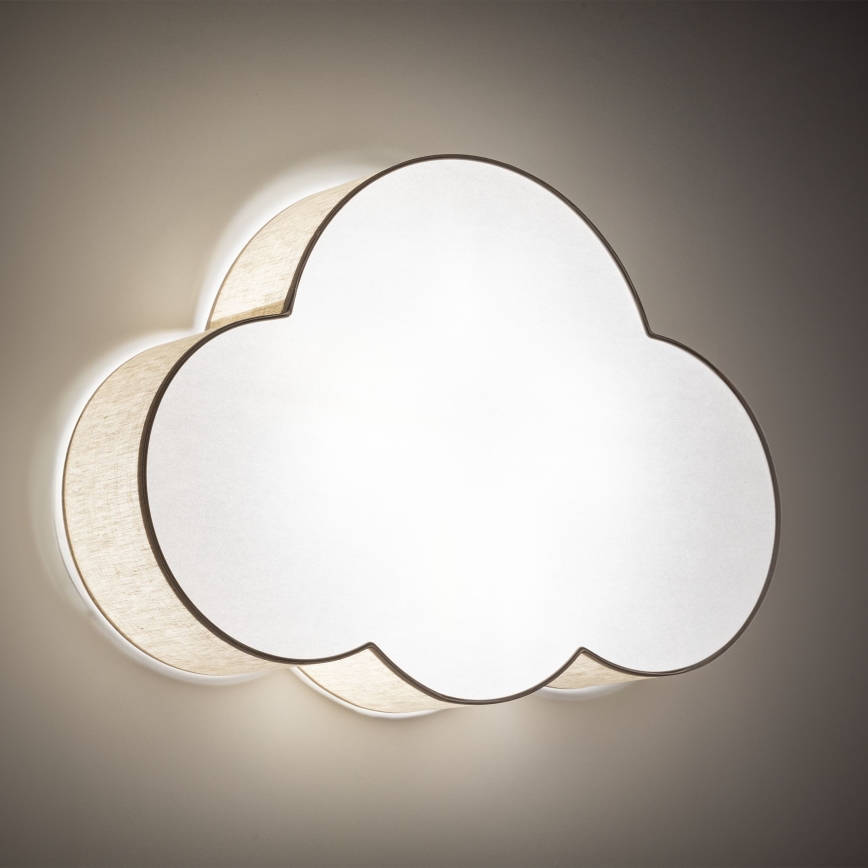 BRILAGI - Lasten kattovalaisin NIMBUS 4xE27/15W/230V 46x63 cm beige