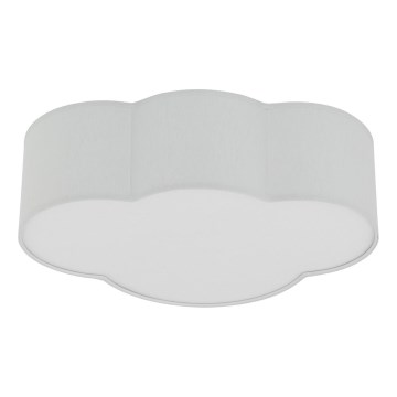 Brilagi - Lasten kattovalaisin NIMBUS MINI 2xE27/15W/230V 31x43 cm harmaa