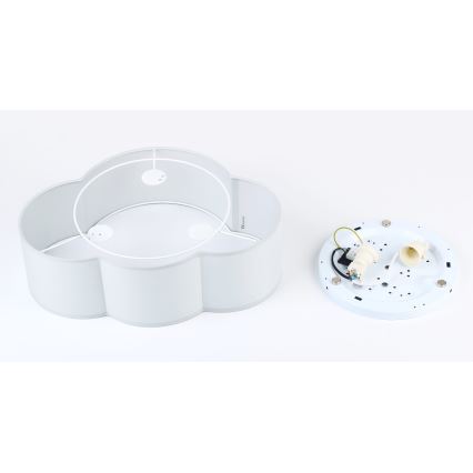 Brilagi - Lasten kattovalaisin NIMBUS MINI 2xE27/15W/230V 31x43 cm harmaa