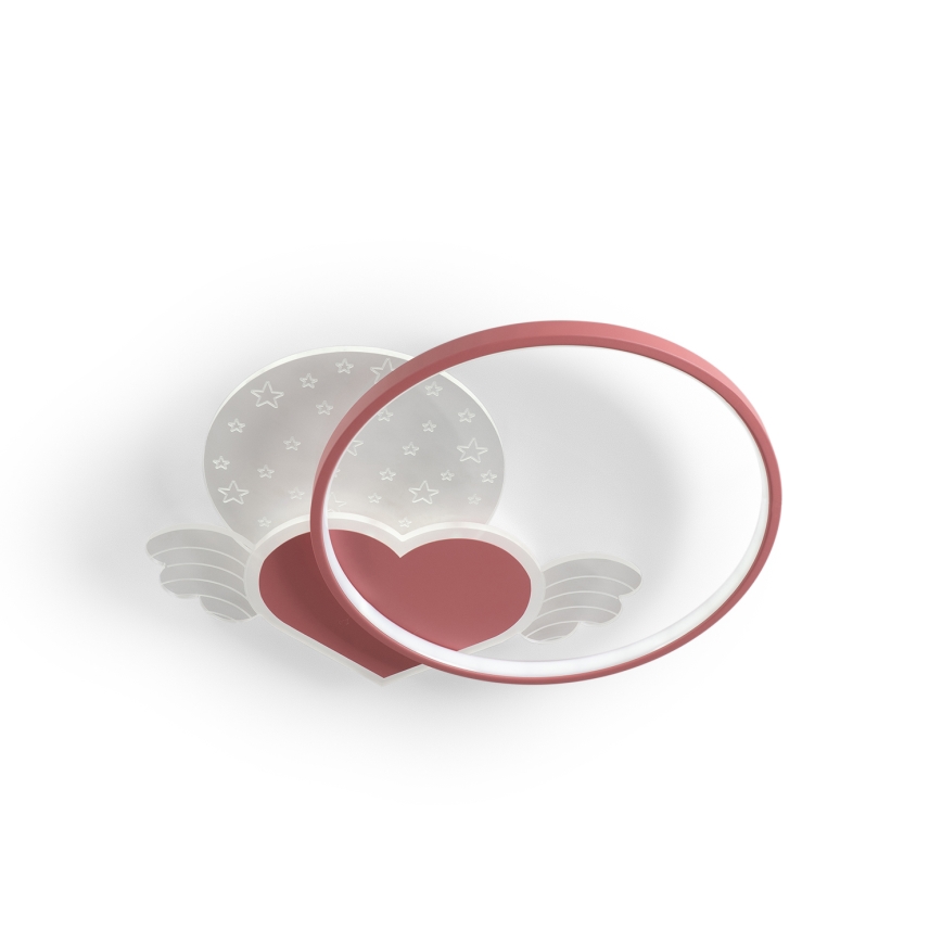 Brilagi - Lasten LED-kattovalaisin LOVE LED/48W/230V 3000/4500/6000K vaaleanpunainen