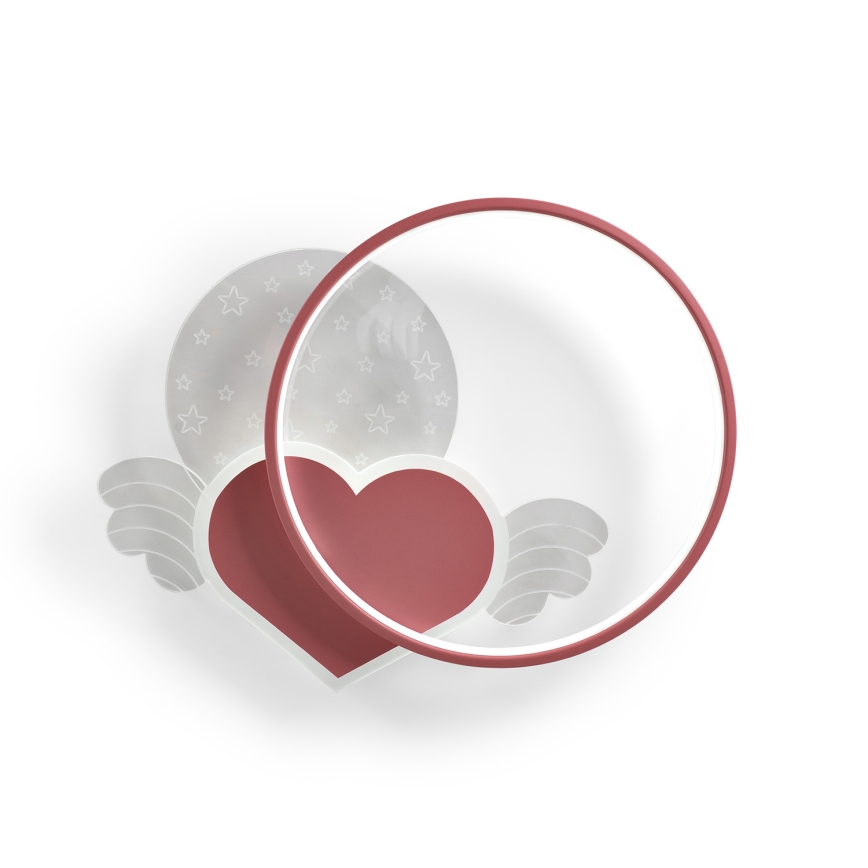 Brilagi - Lasten LED-kattovalaisin LOVE LED/48W/230V 3000/4500/6000K vaaleanpunainen