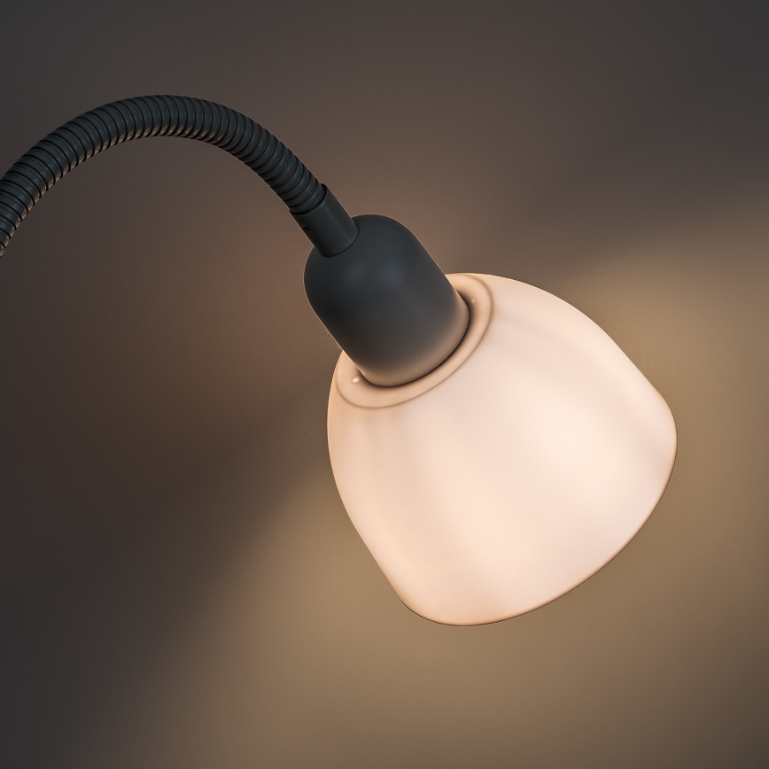 Brilagi - Lattiavalaisin ARIANA 1xE27/100W/230V + 1xE14/25W valkoinen