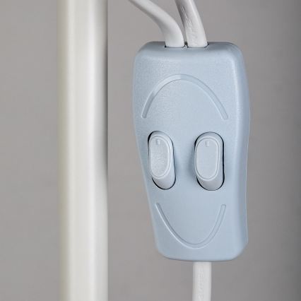 Brilagi - Lattiavalaisin ARIANA 1xE27/100W/230V + 1xE14/25W valkoinen