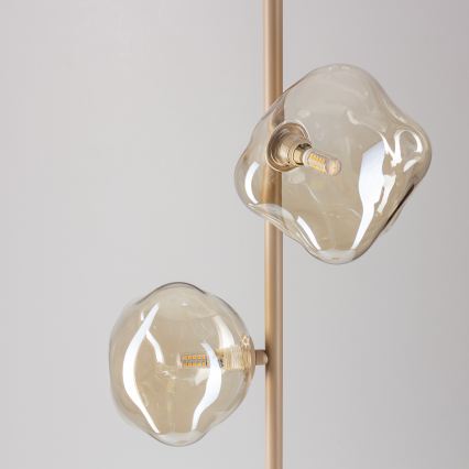 BRILAGI - Lattiavalaisin VULCANO 3xG9/8W/230V beige/savunbeige